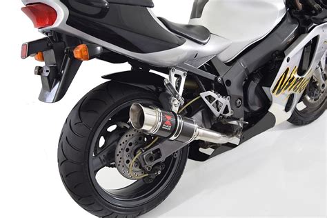 KAWASAKI ZX7R ZX-7R Exhaust System with 200mm Round Carbon Silencer