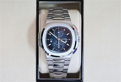 Patek Philippe Nautilus Travel Time Chronograph Blue Dial... for ...