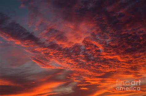 Cirrocumulus Clouds at Sunset Photograph by Jim Corwin - Fine Art America