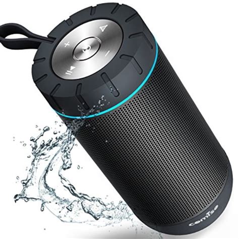 COMISO Waterproof Bluetooth Speakers Outdoor Wireless Portable Speaker ...