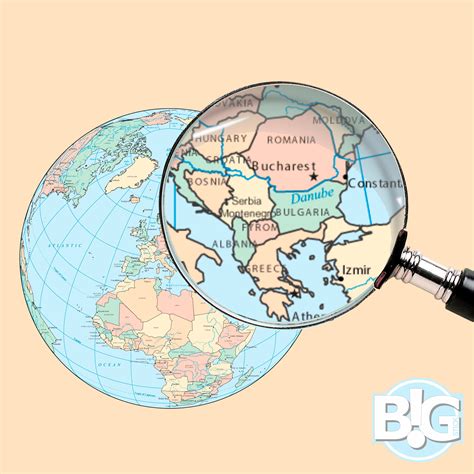 EARTH Political Map, Wall Big Sticker - Etsy