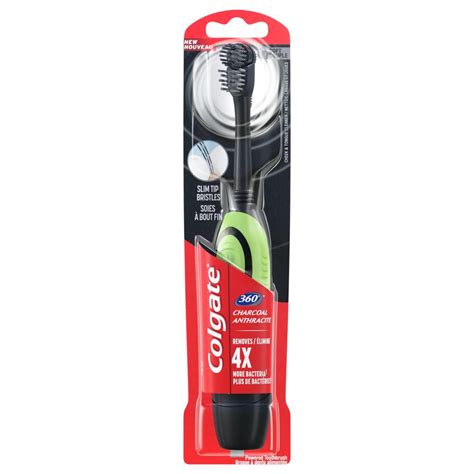 Colgate 360° Battery Powered Charcoal Toothbrush, Soft | Walmart Canada