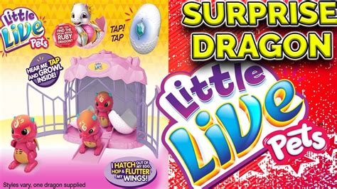 New Little Live Pets Surprise Dragon Crystal Cage 2018 - YouTube