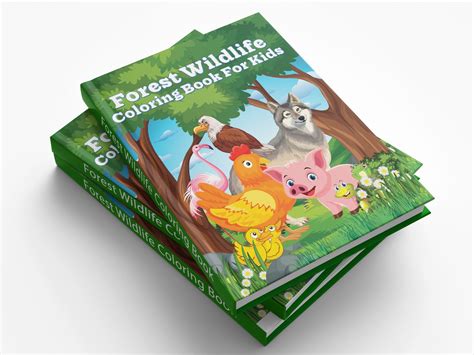 Forest Wildlife Coloring Book: A coloring book for kids by Naem Miah on Dribbble