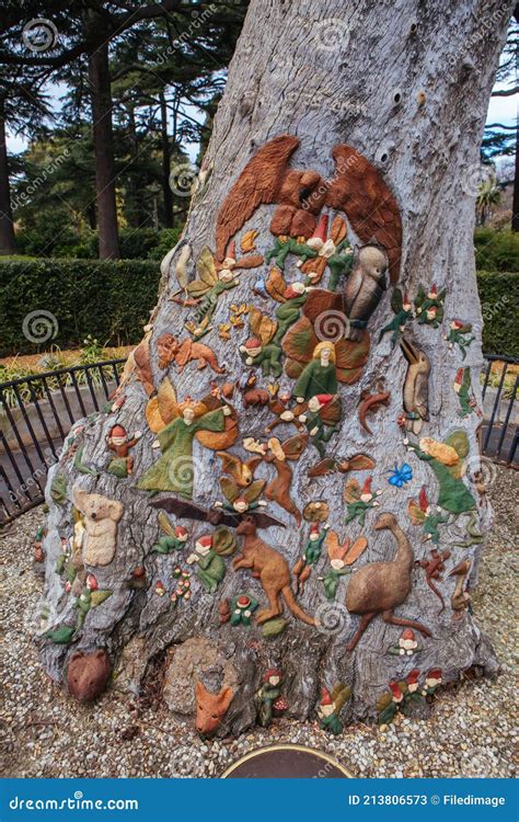 The Fairies` Tree Carved By Ola Cohn In The Fitzroy Gardens, Melbourne ...