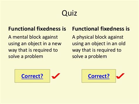 Functional Fixedness - MindAuthor