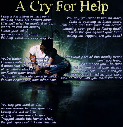 A Cry For Help | Cry for help, Struggles in life, Lyric poem