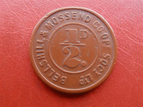 Bellshill & Mossend Coop Society Halfpenny Token