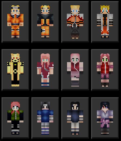 Naruto Skin Pack! 1.0 | Minecraft PE Skin