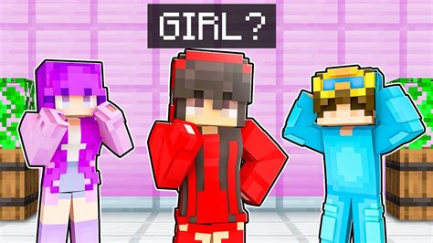 Cash is a GIRL in Minecraft! - YouTube