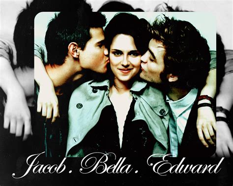 Jacob,Bella & Edward - Twilighters Wallpaper (29792384) - Fanpop