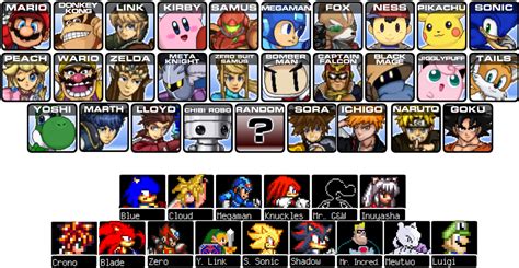 Download Super Smash Flash Characters PNG Image with No Background ...