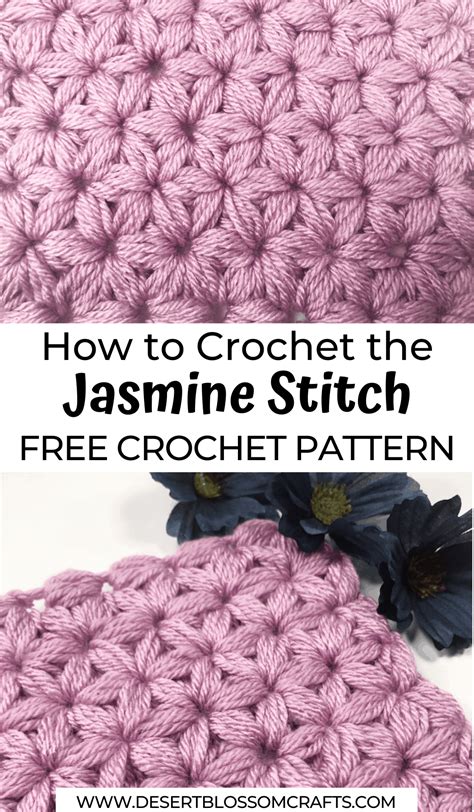 Jasmine Stitch Crochet Tutorial (all my best tips to get it RIGHT!)