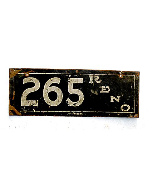 Old Nevada License Plates | Vintage Nevada License Plates