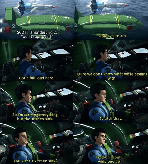 Thunderbird 2 - Virgil Tracy. | Thunderbirds are go, Thunderbird, Big ...