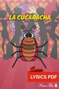 La Cucaracha Lyrics in English/Spanish - Free Printable PDF