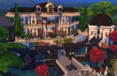 Vampire Lair | Sims 4 house design, Sims house design, Vampire house