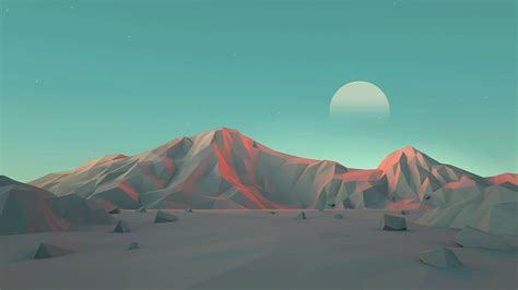 Desert Minimalism 4K wallpaper