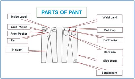 Parts of Pants: Different Types of a Jeans Pant Part with Function. - Tools For Manufacturing