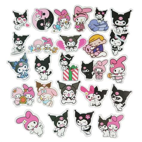 Kuromi Stickers Printable