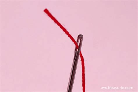 How to Thread a Needle - Easiest Way to Thread & Knot! | TREASURIE