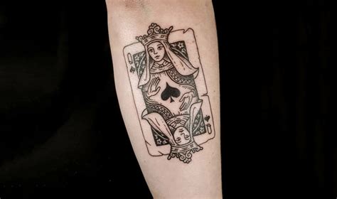 46 Unique Queen Of Spades Tattoo Designs To Add To Your Tattoo Collection!