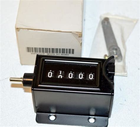 3" Mechanical Counter With Base, Clicker Counters 5 digits. New | Surplus Trading Corporation