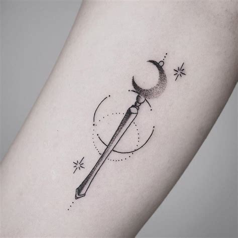 Magic wand by @sollefe - Tattoogrid.net