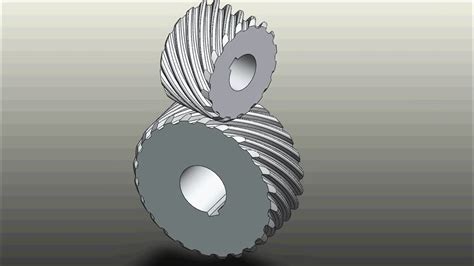 Spiral Gear animation in SolidWorks 2012 - YouTube