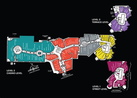 Caesars Palace Forum Shops Map | Color 2018