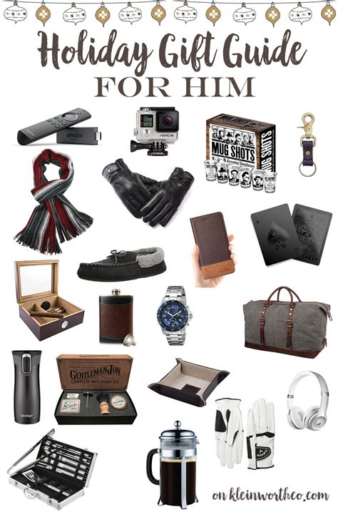 Holiday Gift Guide for Him - Kleinworth & Co