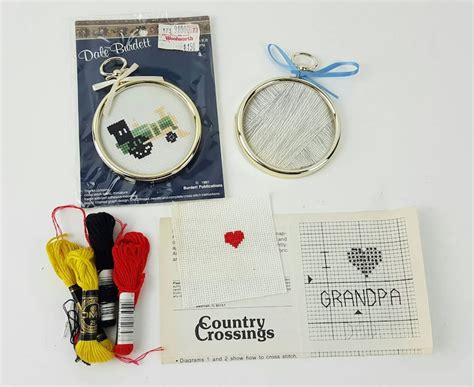 Cross Stitch Round Ornament Frames - Cross Stitch Patterns