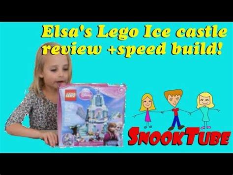 Elsa's Lego Ice Castle Review + Speed build! | Lego elsa, Ice castles, Lego