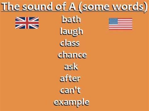 BRITISH ENGLISH VS. AMERICAN ENGLISH: PRONUNCIATION - YouTube