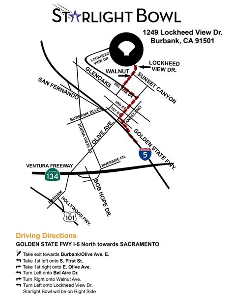 Starlight Bowl Seating Chart Burbank | Cabinets Matttroy