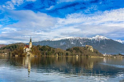 Church on a Small Island on Lake Bled Stock Photo - Image of pier, pool: 144683164