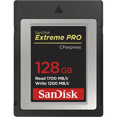 SanDisk 128GB Extreme PRO CFexpress Card Type B SDCFE-128G-ANCNN