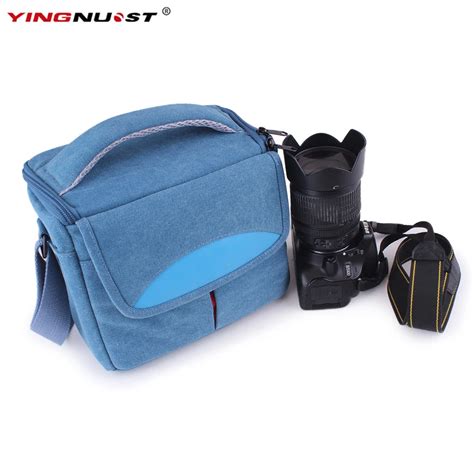 Premium Camera Shoulder Bag Digital Photo Video Canvas Soft Sling Pack For 600d DSLR Camera -in ...