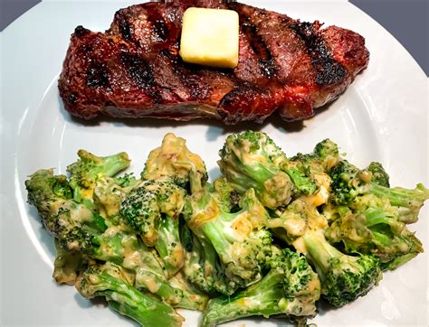 Keto Ribeye Steak with Broccoli and Cheese - KetoHealing