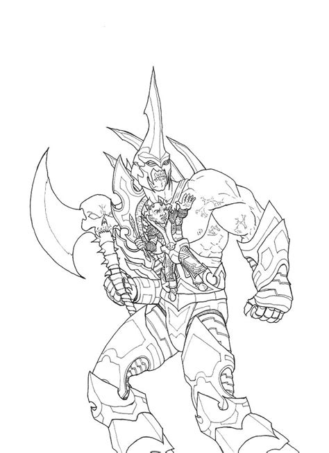 Warcraft Fan Art 2 Ink by M-Hydra on DeviantArt