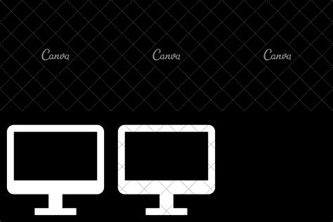 Black And White Desktop Icon at Vectorified.com | Collection of Black ...