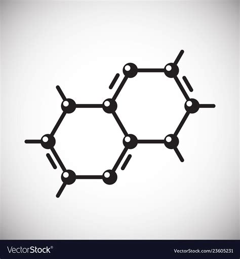 Chemistry icon on white background for graphic Vector Image