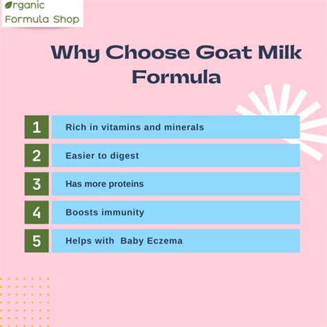 The Benefits of Organic Goat Milk Formula – Organic Formula Shop