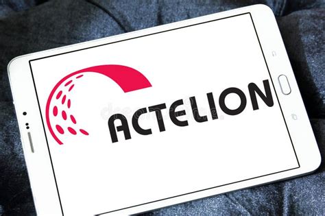 Actelion Pharmaceuticals Company Logo Editorial Stock Photo - Image of ...