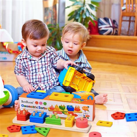 BettRoom Wooden Educational Preschool Toddler Toys for 1 2 3 4-5 Year Old Boys | eBay