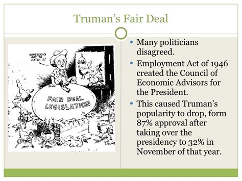 The 1950s (Post War Economy, Truman's Fair Deal, Technology, Suburbia)