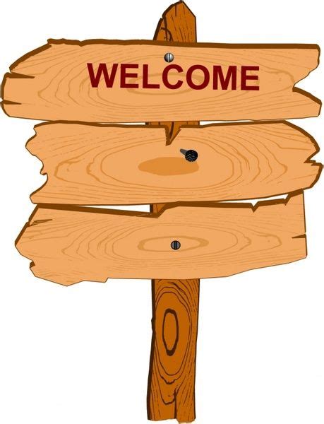 Cartoon wooden sign vector Free vector in Encapsulated PostScript eps ...