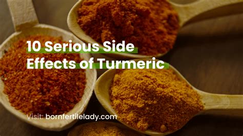 10 Serious Side Effects Of Turmeric | Bornfertilelady