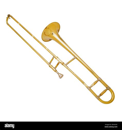 The brass trombone one of the music instrument of the orchestra Stock Photo - Alamy