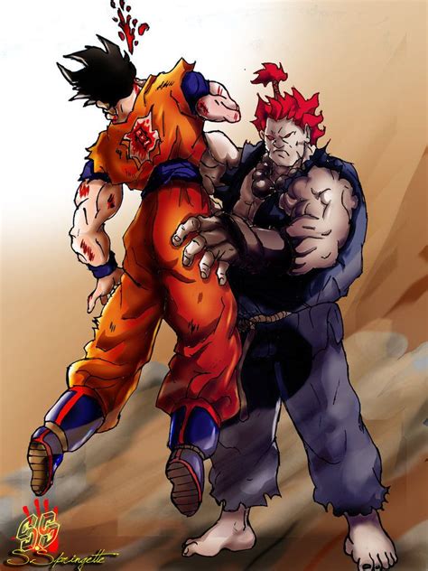 Akuma kills goku Capcom Games, Anime Crossover, Crossovers, Game ...